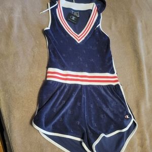 Champion Hooded Terry Romper